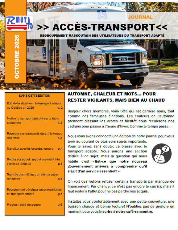 Journal Accès-Transport