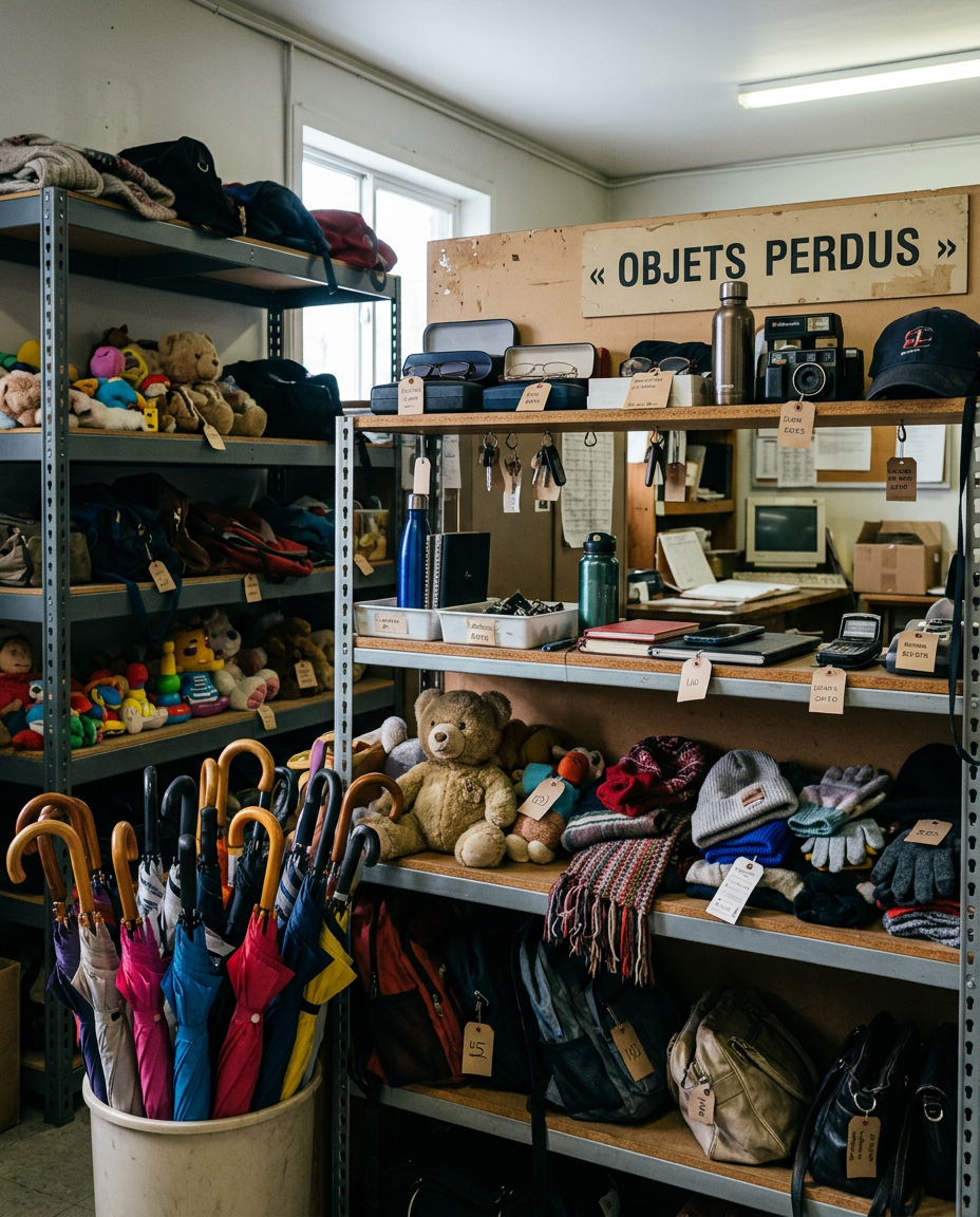 Objet oublié dans un véhicule